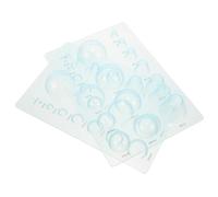 Zerodeko 2 Pezzi Strumenti Paper Quilling Mezza Sfera Trasparente Blu per Lavoretti Carta Fatta Mano Stampo Artigianale per Palline Colorate e Petali Facile da Usare e Durevole