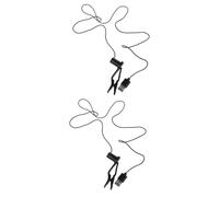 Zerodeko 2 Pezzi Strumento clicker cliccatore del telefono cellulare clicker dello schermo per la radio clic con le dita Strumento di clicker smartphone portatile plastica Nero