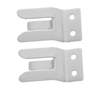 Zerodeko 2 pezzi Supporto Microfono Auto Clip Antiscivolo per Cb Radio con Viti Staffa Robusta Antiurto per Comunicazioni Chiare Facile da Installare per Vari Modelli