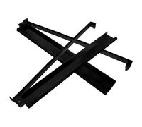 Zerodeko 2 Ruler per Mahjong in Trasparente Righello e Spintore per Piastrelle Mahjong Design Multifunzionale per Domestico e Professionale Facile da Usare e Resistente Colore Nero