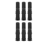 Zerodeko 2 Set Base Dell'albero di Natale Pratici Supporti per Alberi di Natale Staffa Dell'albero di Natale Sostituzione del Supporto per Albero Artificiale Palo Plastica Black 6 Pezzi * 2