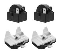 Zerodeko 2 set di relè di avviamento per frigorifero a 2 pin, kit relè di | Kit di avviamento rapido da 15 Ohm per frigorifero, congelatore e refrigeratore, kit di avviamento compressore per mini