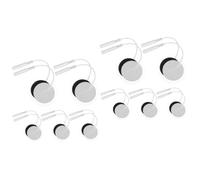Zerodeko 2 Set Foglio Di Elettrodi Tappetino Da Massaggio Portatile Pastiglie Di Ricambio Massage Pad Campione Sostituzione Elettrodi Rotondi Idrogel Di Silicone Non Tessuto 10 Pezzi * 2