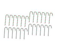 Zerodeko 2 Set Lecca-Lecca Dell'albero di Natale Luci Fatate Caramella Gommoso Luci Natalizie Christmas Lights Impiccagioni Natalizie Decorazione Dell'albero di Natale Acrilico 12 Pezzi*2
