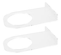 Zerodeko 2 Set Supporto per Palline Sportive da Parete in Acrilico | Scaffale Multifunzionale, Facile da Installare, Funzione Pratica, Resistente All'usura, per Contatori e Ripostigli