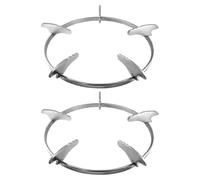 Zerodeko 2 supporti per anello wok in ghisa, riduttore per anello del fornello a gas, supporto antiscivolo per griglia del bruciatore a gas, supporto per cucina domestica