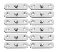 Zerodeko 20 Cerniere per Porte Nascoste in Acciaio Inox 360° Rotanti a Perno Cerniere Pivotanti per Mobili Design Invisibile per Armadi e Finestre Set da 20 Pezzi