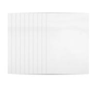 Zerodeko 20 fogli Carta Adesiva Olografica Autoadesiva per Stampanti Inkjet e Laser Pellicola Laminazione Freddo Trasparente Lucidi per Etichette Progetti Artistici e Cartellini Resistenti