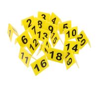 Zerodeko 20 Marcatori Per Prove Marcatori Per Scene Del Crimine Tende Identificative Con Numeri Da 1 A 20 Decorazioni Misteriose Per Bambini E Adulti Gioco Investigativo Omicidi Gioco Di
