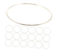 Zerodeko 20 Pezzi Cerchi in Metallo per Dreamcatcher Macramè Resistenti per Progetti DIY Decorazioni Casa Bomboniere e