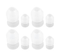 Zerodeko 20 Pezzi Convertitore per Beccucci da Pasticceria, Adattatore Accoppiatore per Ugelli Cupcake in Plastica, Facile da Usare e Pulire, per Bakery e Baking, per Famiglia e Amici