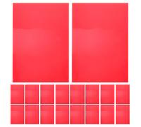 Zerodeko 20 Pezzi Filtri Fotografici Gel Rosso in Pvc per Studio e Palco, Modifica Luce e Trasformazione Scene 20 Fogli Trasparenti per Fotografia Professionale