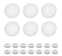 Zerodeko 20 Pezzi Plastica Coperchio di Chiusura 200l per Fusto Bianco | Laboratorio e Stoccaggio Chimico, Tenuta Elevata, Struttura Robusta, Apertura Agevole, Antiperdita