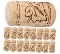 Zerodeko 20 pezzi Tappi Sughero per Bottiglie Vino Tappi per Sigillare e Conservare per Vino Bottiglie Necessità Tappatrice