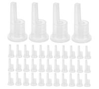 Zerodeko 200 pezzi Tappi Interni Dosatori per Bottiglie Olio Essenziale Plug in PP Antigoccia per Aromaterapia e Tenuta Stagna per Contenitori