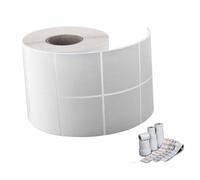 Zerodeko 2000 pezzi Etichette Termiche Adesive Bianche per Stampante Codice Barre Indirizzi Ufficio