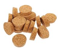 Zerodeko 20Pcs Tappi Di Sughero Affusolati Per Bottiglie Tappi in Sughero Naturale 1.3X1.1X0.8 Pollici Sigillatura Ermetica Per Vino E Bevande Ideali Per Casa Ristorante E Bar