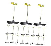 Zerodeko 20pezzi Fermaglio Per Forma Germoglio Soia Decorativo e Leggero Per Bambine Base Rinforzata in Adatto Tutte Età e