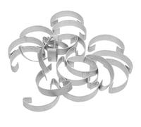 Zerodeko 20pezzi Ganci per Porta Gabbia in Acciaio Inossidabile Argento, Leggeri e Anti-evasione per Installazione Facile di Gabbie Animali