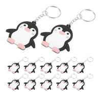 Zerodeko 24 Pezzi Portachiavi Pinguino Coppia, Ciondolo Simpatico