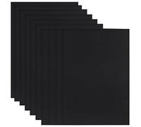 Zerodeko 25 pezzi Carta Cartoncino Nero per Scrapbooking Biglietti Inviti e Album Fai da Te Resistente e Stampabile per Artigianato Creativo
