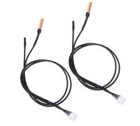 Zerodeko 2pezzi Sensore Temperatura Epoxy per Condizionatore Compatibile Sonda Termistor Alta Precisione Accessorio Hvac per Monitoraggio e Controllo Ambiente