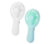 Zerodeko 2pezzi Ventilatore Portatile Usb Ricaricabile Mini Ventilatorper e Facile Trasportare Colori Per Attività All e