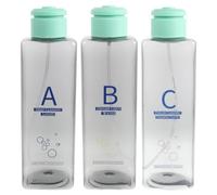 Zerodeko 3 Pezzi Dispositivo la Cura della Pelle Ossigeno e Idrodermoabrasione, Pulizia Profonda dei Pori, in Plastica, Compatto e Portatile per Viaggi e Trasferte