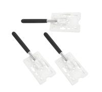 Zerodeko 3 Pezzi Parking Card Holder Stick Telescopic Rod Retractable Swiping Tool For Vehicle Toll Payment Adjustable Parking Ticket Reacher For Residential And Commercial Use