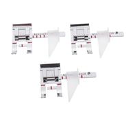 Zerodeko 3 Pezzi Piedini Premistoffa per Macchina da Cucire Posizionamento Preciso e Multifunzionale Kit Accessori per Cucito Professionale e Te Compatibile con Brother e Singer