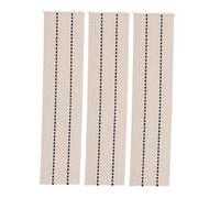 Zerodeko 3 Pezzi Stoppino di Cotone per Lampada a Olio Kerosene, 23x5 Cm, Fiamma Stabile ed Efficiente, per Emergenze e attività All'aperto