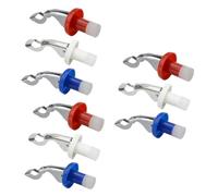 Zerodeko 3 Set Per Vino Silicone Espandibile Da Stopper Per Bevande Rosso Blu Scuro Bianco Per Sigillare E Conservare Vino E 3 Pezzi*3