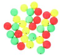 Zerodeko 30 Pezzi Bobber da Pesca Galleggiante in Schiuma in Rame Sfera Galleggiante Multiuso per Pesca in Mare e Acqua Dolce Indicatori di Morsi Visibili per Pescatori e Principianti