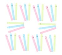 Zerodeko 30 Pezzi Food Bag Sealer Clips Reusable Plastic Snack Sealing Clamps For Kitchen Storage Airtight Seal To Keep Chips Bread Snacks Fresh Longer