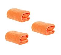 Zerodeko 3pezzi Coprire Tuo Zampe Con Questa Morbida Coperta Pile Arancione Leggera e Calda Per Ogni Stagione e Perfetta Come Per Proprietari Di Animali Domestici