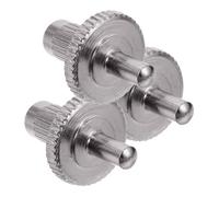 Zerodeko 3pezzi Perni di Montaggio per Ponte della Chitarra Inserti per Ponte della Chitarra e Perni per Cordiera per Basso Elettrico