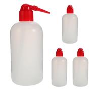 Zerodeko 4 flaconi per cherosene con beccuccio rosso, accessorio per