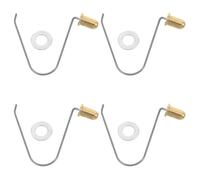 Zerodeko 4 perni a Molla per Manubrio a T per Monopattino per Bambini, 0,5 | Pulsante di blocco per monopattino per bambini, regolazione sicura dell'altezza, compatibile con modelli pieghevoli,
