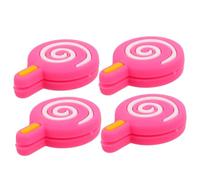 Zerodeko 4 Pezzi Ammortizzatori per Racchetta Sportiva in Silicone Morbido assorbi Vibrazioni e Urti Facili da installare per Amanti del Tennis Accessori Resistenti e Confortevoli