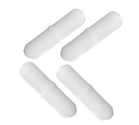 Zerodeko 4 pezzi Barre Magnetiche per Agitatore Bastoncini Tondi in PP Resistenti Miscelatore Magnetico per Laboratorio per Liquide e Uso Scientifico