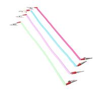 Zerodeko 4 Pezzi Clip dentali clip per bavaglino, clip per tovaglioli clip porta bavaglino clip bavaglini sciarpa fermagli per bavaglini stile semplice Porta del tovagliolo plastica