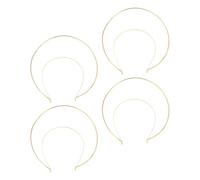 Zerodeko 4 Pezzi Fasce per Chioma Corona Aureola Fai da Te, Accessori per Chioma da Festa Leggeri e Compatti, Copricapo Halo Decorativo per Fidanzamenti e Banchetti