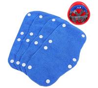 Zerodeko 4 Pezzi Fascia Antisudore per Casco Rigido Industriale Gommato Blu, Accessorio Sostitutivo Facile da Montare per Mantenere la Fronte Asciutta