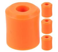 Zerodeko 4 pezzi Portasci verticale da parete, gancio galleggiante in gomma | Supporto da parete invisibile e galleggiante per sci e snowboard, con gancio a clip, espositore decorativo per sci e