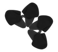 Zerodeko 4 Pezzi Protezione Orecchie per Casco Bicicletta e Moto, Para Vento e Riduzione Rumore ad Alta Efficienza, Imbottitura Nero per Ciclismo e Motociclismo