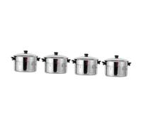 Zerodeko 4 Pezzi Timer Cucina Meccanico Forma Pentola Pressione Timer Manuale per Design Retrò Facile da Usare Batteria per Preparazioni Cucina