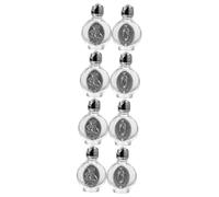 Zerodeko 4 Set Di Piccole Fontanelle Per Acqua Santa in Bottiglia Di Decorativa Per Occasioni Religiose 2 Pezzi * 4