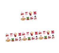 Zerodeko 4 Set Micro Paesaggio Natalizio Scatole di Natale Neve Artificiale Gnomi Christmas Village Regalini Natalizi Mini Lavoretti Natalizi Mini Statuina Pupazzo di Neve Resina 8 Pezzi*4