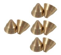 Zerodeko 4 Set Strumento Gong Fornitura Campana Bell Chime Xilofono Tono Campane Spesse Campane Ornamentali Rintocchi Di Campane Campana Di Meditazione Yoga Rame Golden 2 Pezzi * 4