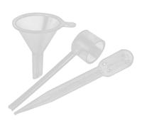 Zerodeko 4 Set Strumento per Ricarica Profumo in Plastica Imbuto e Contagocce Facile e Rapido da Usare per Flaconi Campione Piccoli e Appassionati